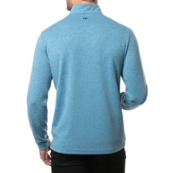 TravisMathew Bridge The Gap Golf Pullover 2022 -Travis Mathew Golf ann2670 heather blue sapphire 3 85146.1642147018