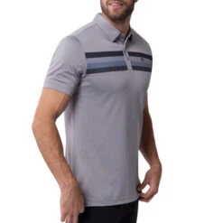 TravisMathew Private Dock Golf Polo 2022 -Travis Mathew Golf ann2682 heather medium grey 3 65772.1656034465