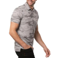TravisMathew Skywind Golf Polo 2022 -Travis Mathew Golf ann2689 heather medium gray 2 03905.1644560553