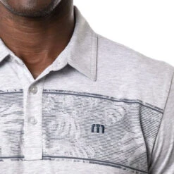 TravisMathew Make Camp Golf Polo 2022 -Travis Mathew Golf ann2692 heather light gray 4 37066.1654050117