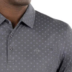 TravisMathew Eagle Peak Golf Polo 2022 -Travis Mathew Golf ann3604 heather dark gray 4 63412.1668841506