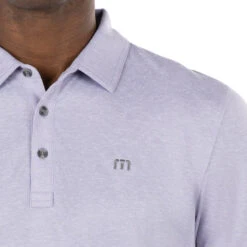 TravisMathew Seven Lakes Golf Polo 2022 -Travis Mathew Golf ann3607 heather silver bullet 4 15479.1668842029