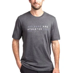 TravisMathew Ted Golf T-Shirt 2019 -Travis Mathew Golf car0986 heather gray pinstripe 3 19048.1578989903