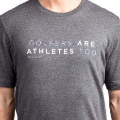 TravisMathew Ted Golf T-Shirt 2019 -Travis Mathew Golf car0986 heather gray pinstripe 6 88408.1578989911