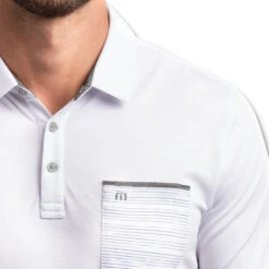 TravisMathew Intermission Golf Polo 2020 -Travis Mathew Golf via1033 white 4 64222.1595921021